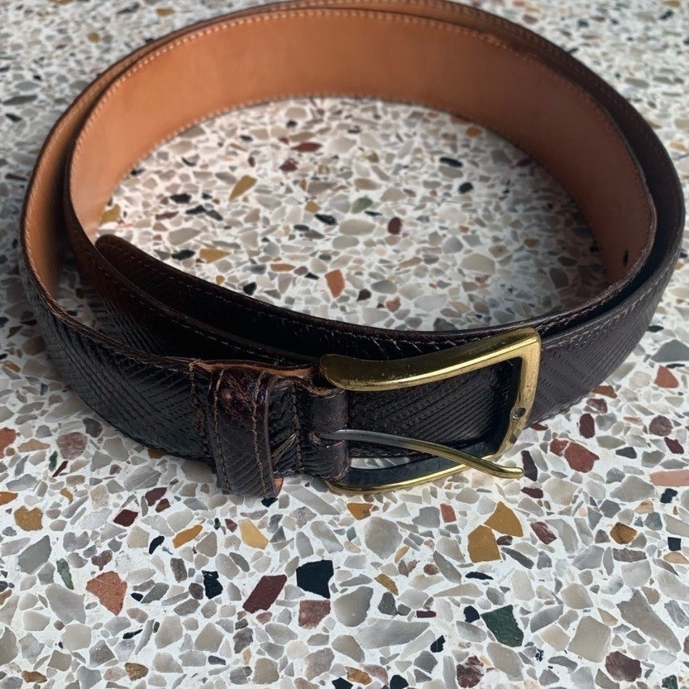 Martin Dingman Countrywear Men's Calf Leather‎ Belt Made in America Size 40